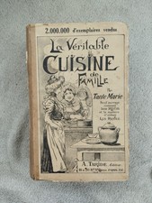 Livre de cuisine ancien "La Véritable Cuisine de Famille" par Tante Marie TARIDE