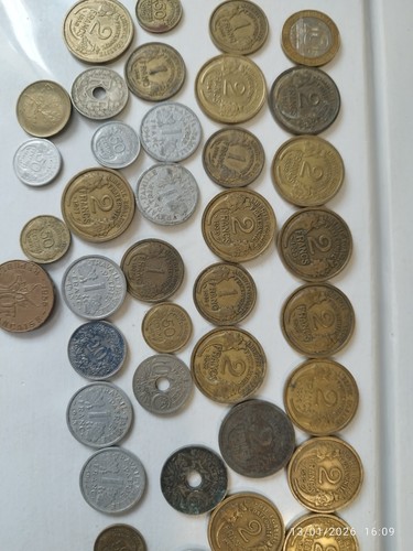 Lot pieces monnaie - lot,