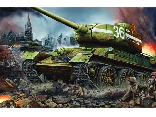 Trumpeter kit t34 85 - kit, t34/85