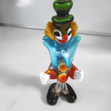 clown en verre cristal de