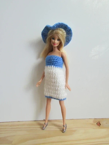 Vêtements poupée barbie robe - vêtements,