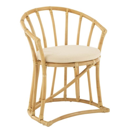 Chaise rotin coussin - chaise, &