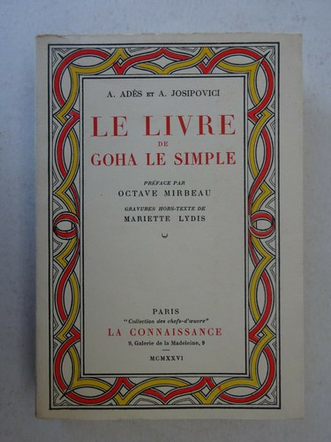 Ades josipovici livre de - le,