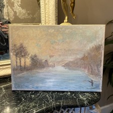 Huile Sur Toile Ancienne