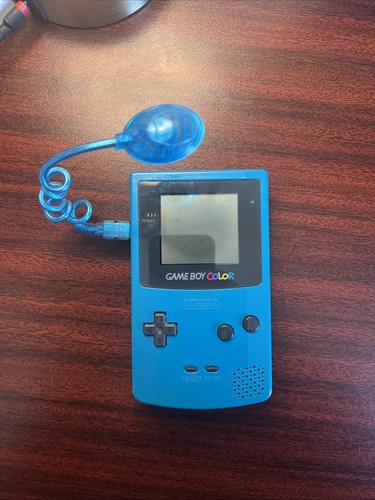Nintendo game boy color cyan - -,