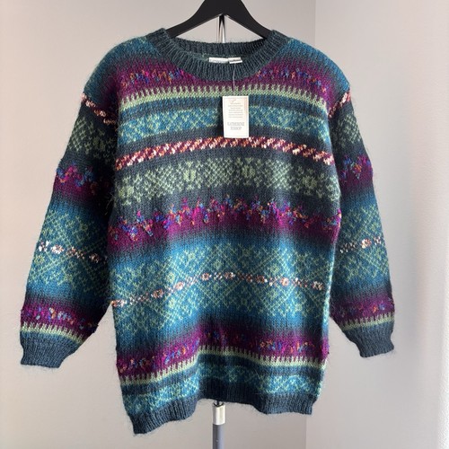 Vintage 90s multicolor - vintage, mohair