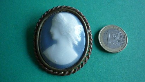 Broche facon camee - facon, /