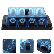  Bloc de fusibles automatique, boîte à fusibles à 4 voies, porte-fusible,