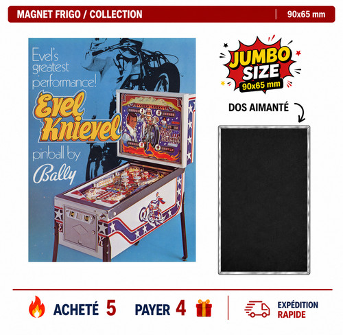 Magnet frigo evel knievel - magnet,