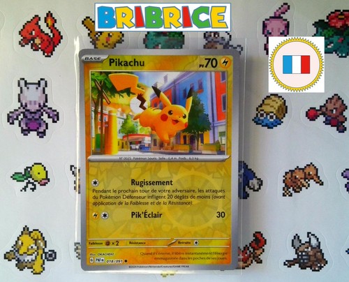 Carte pokemon pikachu paf - pikachu,
