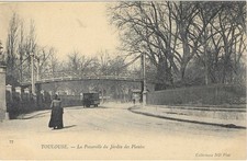CPA - HTE GARONNE - TOULOUSE, La Passerelle du jardin des Plantes (77)
