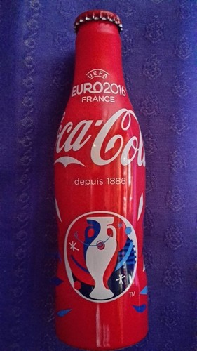 Bouteille coca alu france euro - alu,