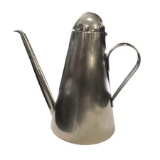 Cerutti Italy Mid Century Modern Oil Serving, Vessel INOX 18/10 Stainless Steel