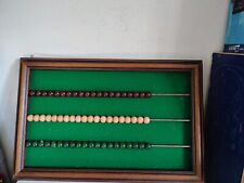 OLD ABACULIER 3 COLOR WOODEN BILLIARD POINT COUNT 55X35 NICE CONDITION