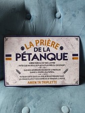 Plaque métal la prière de la