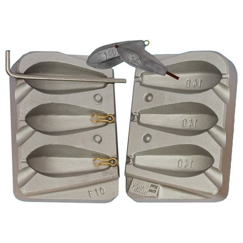 Moule plombs palangre perce - moule,