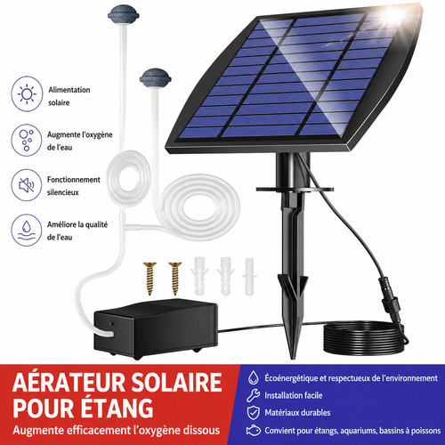 Pompe air solaire - pompe, à