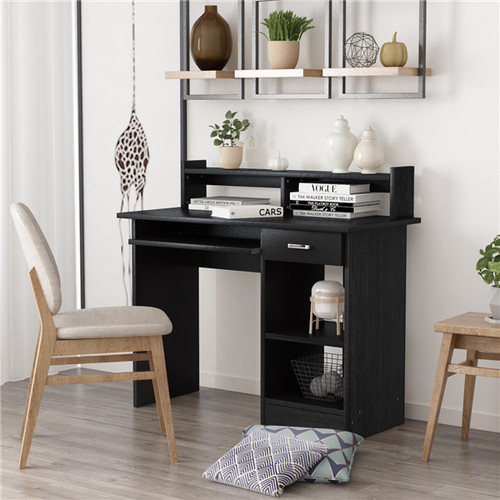 Bureau blanc noir - bureau, blanc/noir
