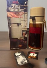 1979 Bar Tender Retro Carafe By Thermos Mid Century Party Camping Wine Coffee