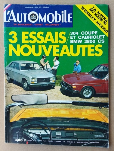 Automobile essais - ---, l'automobile