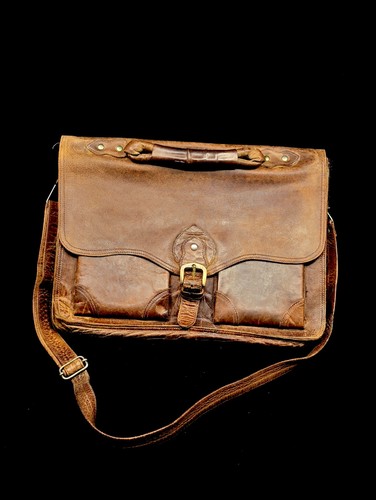 Sac cartable vintage cuir - vintage, en