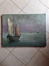 Huile sur toile ancienne