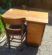 Bureau pupitre écolier bois