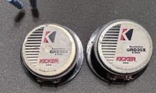Old School Kicker Resolution GRD20X D-20 Tweeters 3” Speakers 6ohm USA Vintage