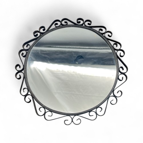Miroir acier vintage - en,