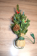 Ancien mini Sapin de Noël Artificiel 44cm Petit Sapin Noël de Table