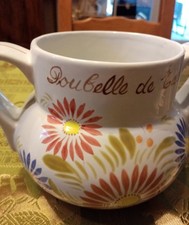 Quimper HB Table Trash Can Fully Hand Decorated Penny