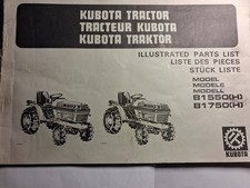 CATALOGUE PIECES KUBOTA B1550