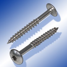 100 avec Trespa A2 Façade 4,8 X 60 MM V2A Inox Inner Cannelé Tx 20