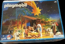 Playmobile Christmas Set (5719) from 2002 mostly complete with book and box