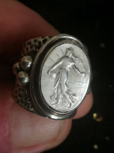 Bague argent massif - argent,