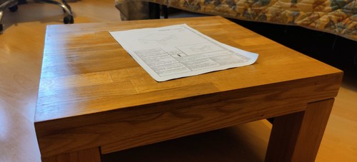Table chevet chêne - chevet, en