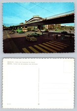 Brussels Vintage Postcard Viaduct to Littoral with Classic Cars and Tramway