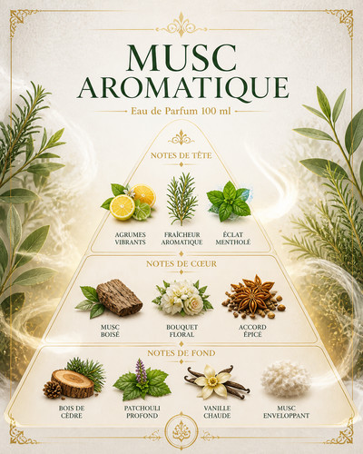 Musc aromatique eau parfum - aromatique,