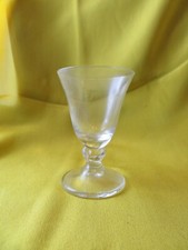 antique small crystal glass signed DAUM france model ORVAL 7cm