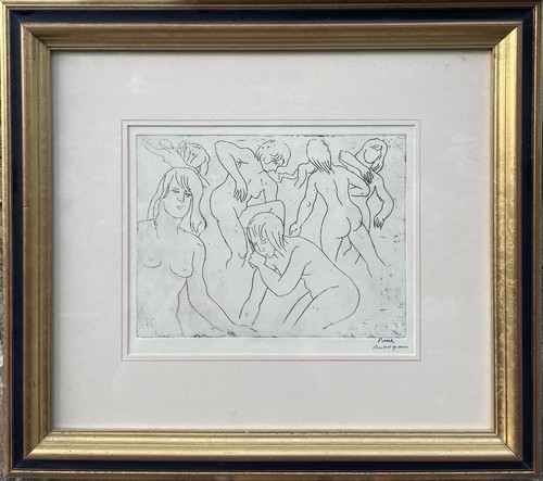 Lithographie originale estampe - lithographie,
