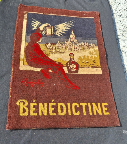 Ancien tapis publicitaire - tapis,