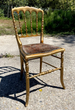 Chaise dit de concert en bois