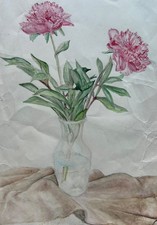 Aquarelle Nature Morte Avec