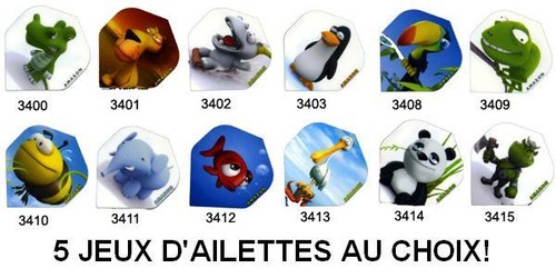 Choix jeux 15 ailettes - choix,