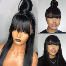 Straight Human Hair Wig With