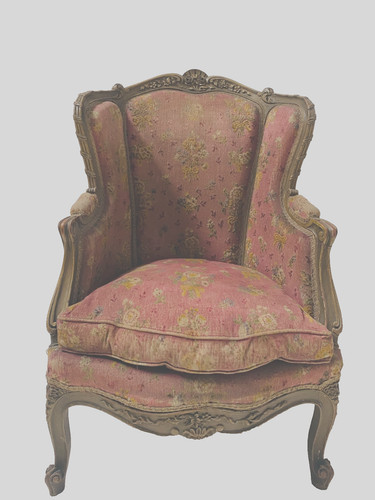Fauteuil finement sculptée - finement,