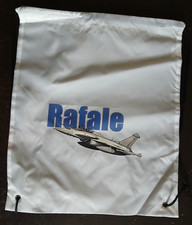 sac à dos blanc avec cordon, avec rafale couleur