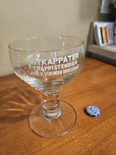 Witkap Pater Belgium Beer Glass Rare 'Trappistenbier' Logo 50's