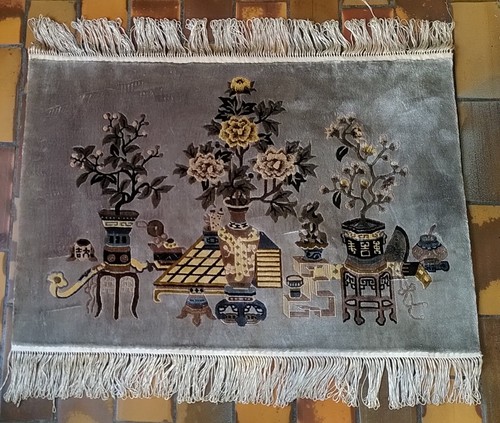 Tapis chinois soie - tapis,