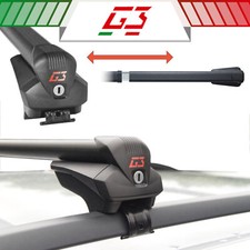 Alu Argent Barres de toit pour